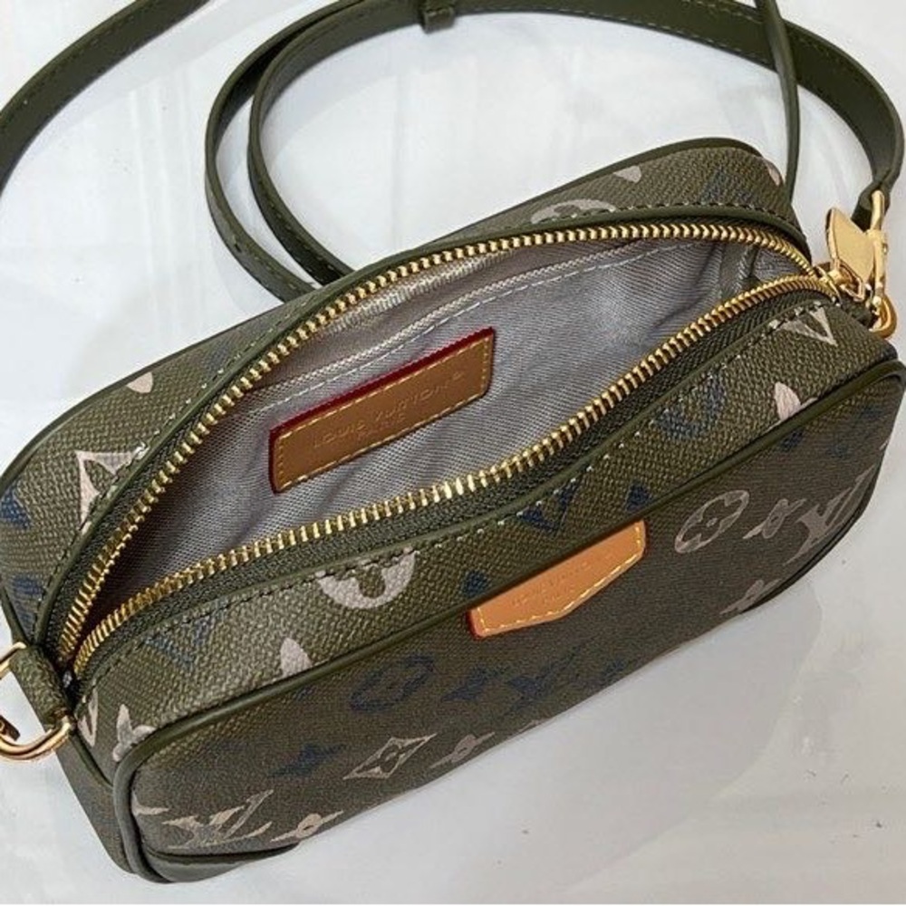 Louis Vuitton Olive Monogram Compact Crossbody Bag - image 6